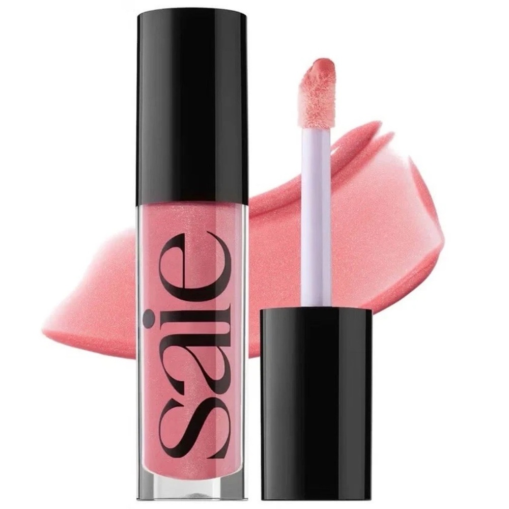 NIB SAIE Glossy Bounce GlossyBounce Hydrating Lip Oil Gloss DISCO Full Size